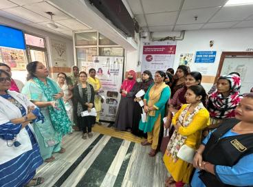 SNSPA Health talk on nutrition, anemia, ANC and menopausal counselling at DHAS