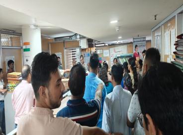 Swachta Pledge at Dte of Family Welfare, GNCTD