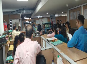 Swachta Pledge at Dte of Family Welfare, GNCTD