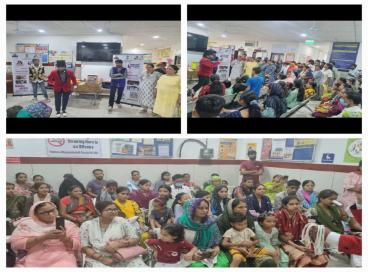 SNSPA Magic show at AyAM  Sadh Nagar South West  district on 29.9.25  topics covered Maternal health Family planning  Anemia NCD, Adolescent health.jpeg