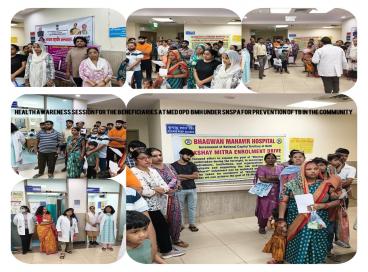 SNSPA TB Awareness camp at BMH on 01-10-2025