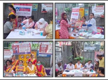 Specialist camp at AAM Babarpur, Shahdara district on anemia and Cancer screening, nutrition.