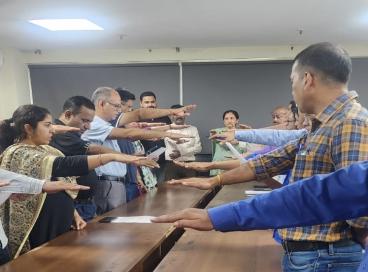 Ekta Diwas Pledge at Dte. of Family Welfare on 31-10-2025