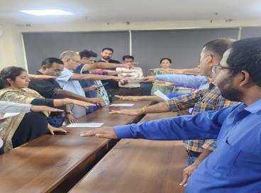 Ekta Diwas Pledge at Dte. of Family Welfare on 31-10-2025