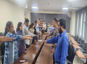 Ekta Diwas Pledge at Dte. of Family Welfare